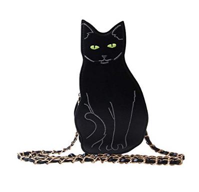 Black Cat Purse  Crossbody Bags Girls Purse Bags Chic Clutch Bags