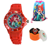 Disney Princess Mermaid Silicone Wrist Watch For Girls