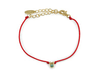 Red Kindred Cord Mini Evil Eye Teen Bracelet for Girls