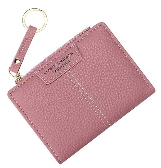 Bifold Wallets for Girls Credit Card Holder Zipper Coin Purse