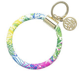 Lilly Pulitzer Round Key Ring Chain for Girls