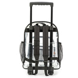 Rolling Clear Backpack with Wheels