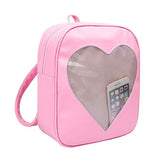 Backpack for Girls, School Clear Backpacks for Teens, Love Heart Shape