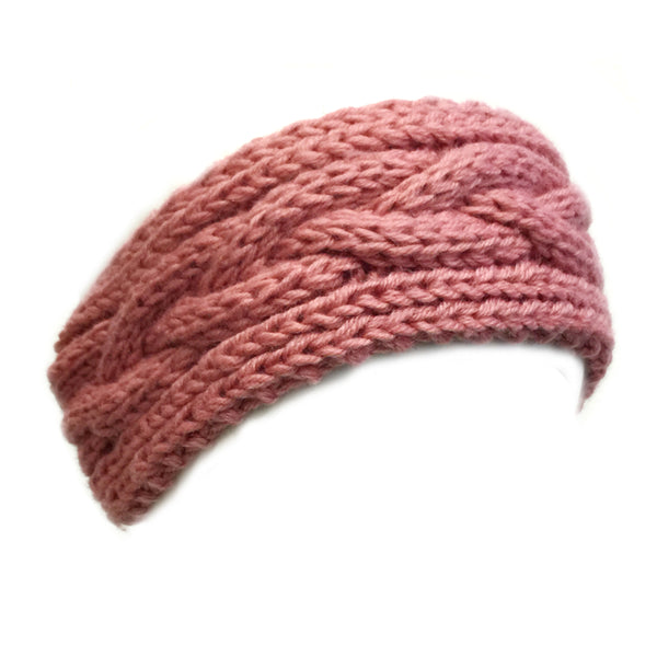 Thick Cable Knit Headband for Teens and Girls, Multiple Colors