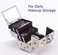 Makeup Train Case Small Jewelry Box Mini for Girls