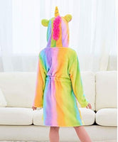 Soft Unicorn Hooded Bathrobe Gifts for Girls