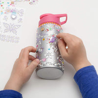 Purple Ladybug Decorate Your Own Water Bottle for Girls