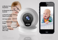 Wi-Fi Video Baby Monitor, Baby Monitoring System, Wi-Fi Camera