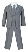 Boys Formal 5 Piece Suit with Shirt and Vest